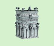 Figurine Gargoyle Treasure Box Cold Cast Resin