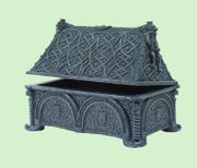 Figurine Gargoyle Treasure Box Cold Cast Resin