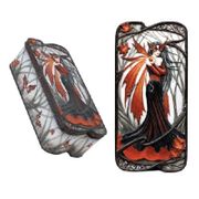 Figurine Mask of Autumn Box Cold Cast Resin Hand Painted to Detail  All items copywrited by Jessica Galbreth. Licensed by The Fairy Society