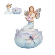Figurine Mother Fairy Jewelry Box I Will Love You Untill The End of Time... Designed by Jody Bergsma