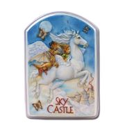 Figurine Sky Castle Box Hand Painted resin Dream Keepers by Artist Jody Bergsma