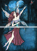 Follow Your Dreams by Gretchen Raisch-Baskin 8"x10" Ceramic Art Tile with recessed hangers for tabletop or wall hanging purposes Follow Your Dreams by Gretchen Raisch-Baskin 8"x10" Ceramic Art Tile with recessed hangers for tabletop or wall hanging purposes