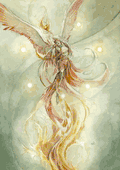 From The Ashes by Stephanie Law 8"x10" Ceramic Art Tile with recessed hangers for tabletop or wall hanging purposes From The Ashes by Stephanie Law 8"x10" Ceramic Art Tile with recessed hangers for tabletop or wall hanging purposes
