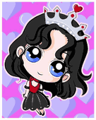 Gothic Princess Dorable by Chrissy Clark 8"x10" Ceramic Art Tile with recessed hangers for tabletop or wall hanging purposes Gothic Princess Dorable by Chrissy Clark 8"x10" Ceramic Art Tile with recessed hangers for tabletop or wall hanging purposes