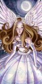 Guardian Angel by Sara M. Butcher 8"x10" Ceramic Art Tile with recessed hangers for tabletop or wall hanging purposes Guardian Angel by Sara M. Butcher 8"x10" Ceramic Art Tile with recessed hangers for tabletop or wall hanging purposes