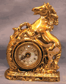 Hand Made Bronze Portugal Old Fashion Shelf Clock