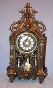 Hand Made Bronze Portugal Old Fashion Shelf Clock