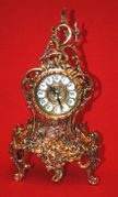 Hand Made Bronze Portugal Old Fashion Shelf Clock