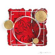 Hand painted framed oil painting on board