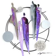 Hand painted framed oil painting on board