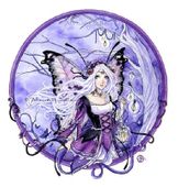 Hanging Fairy Lights by Meredith Dillman 8"x10" Ceramic Art Tile with recessed hangers for tabletop or wall hanging purposes Hanging Fairy Lights by Meredith Dillman 8"x10" Ceramic Art Tile with recessed hangers for tabletop or wall hanging purposes