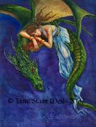 Heart Box by Jane Starr Weils   8"x10" Ceramic Art Tile with recessed hangers for tabletop or wall hanging purposes