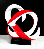 Huge Abstract Modern Sculpture figurine Size: 12''x22''x23'' Huge Abstract Modern Sculpture figurine Size: 12''x22''x23''