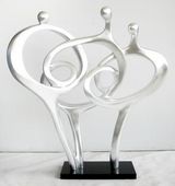 Huge Abstract Modern Sculpture figurine Size: 13''x29''x33'' Huge Abstract Modern Sculpture figurine Size: 13''x29''x33''