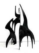 Huge Abstract Modern Sculpture figurine Size: 17''x20''x30''