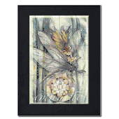 Imagine by Artist Jody Bergsma Imagine by Artist Jody Bergsma Tile mural of Six (6"x6" tiles) framed in a black wood frame Dimensions (LxWxH): 22.00 x 26.00 x 1.00 in.
