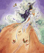 Immortals by Stephanie Law 8"x10" Ceramic Art Tile with recessed hangers for tabletop or wall hanging purposes Immortals by Stephanie Law 8"x10" Ceramic Art Tile with recessed hangers for tabletop or wall hanging purposes