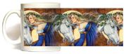 Intertwined Mug by Artist Jane Starr Weils 11oz Coffee Mugs Microwave and Dishwasher Safe