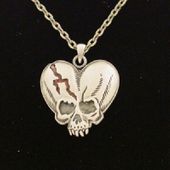 J019 Deathlove Necklace All Jewelry Packages with Custom Back Card & OPP Bag Lead Free Alloy
