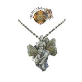 J047 Mother Fairy Necklace All Jewelry Packages with Custom Back Card & OPP Bag Lead Free Alloy