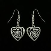 J066 Celtic Heart Earrings All Jewelry Packages with Custom Back Card & OPP Bag Lead Free Alloy J066 Celtic Heart Earrings All Jewelry Packages with Custom Back Card & OPP Bag Lead Free Alloy