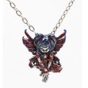 J098 Red Ribbon Fairy All Jewelry Packages with Custom Back Card & OPP Bag Lead Free Alloy