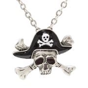 J107 Pirate Captain All Jewelry Packages with Custom Back Card & OPP Bag Lead Free Alloy