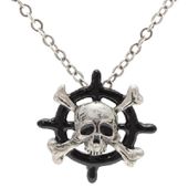 J108 Pirate Wheel All Jewelry Packages with Custom Back Card & OPP Bag Lead Free Alloy