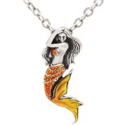 J117 Mermaids All Jewelry Packages with Custom Back Card & OPP Bag Lead Free Alloy