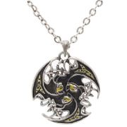 J129 Celtic Lion Trinity All Jewelry Packages with Custom Back Card & OPP Bag Lead Free Alloy