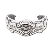 J141 Grim Reaper Bracelet All Jewelry Packages with Custom Back Card & OPP Bag Lead Free Alloy