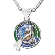 J145 Aquarius Necklace Designed by Jody Bergsma Lead Free Metal
