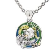 J146 Aries Necklace Designed by Jody Bergsma Lead Free Metal