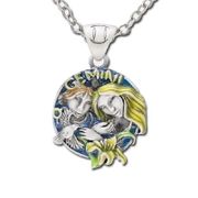 J149 Gemini Necklace Designed by Jody Bergsma Lead Free Metal