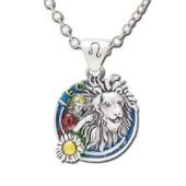 J150 Leo Necklace Designed by Jody Bergsma Lead Free Metal