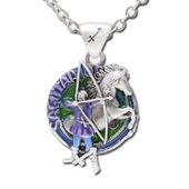 J153 Sagittarius Necklace Designed by Jody Bergsma Lead Free Metal