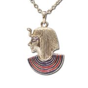 J171 King Tut Necklace All Jewelry Packages with Custom Back Card & OPP Bag Lead Free Alloy