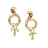 J180 Ankh Earrings All Jewelry Packages with Custom Back Card & OPP Bag Lead Free Alloy J180 Ankh Earrings All Jewelry Packages with Custom Back Card & OPP Bag Lead Free Alloy