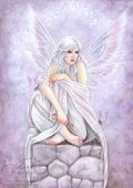 Keeper of Secrets by Selina Fenech 8"x10" Ceramic Art Tile with recessed hangers for tabletop or wall hanging purposes Keeper of Secrets by Selina Fenech 8"x10" Ceramic Art Tile with recessed hangers for tabletop or wall hanging purposes