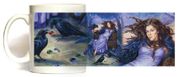 Kelly of Raven Wood Mug by Artist Jane Starr Weils 11oz Coffee Mugs Microwave and Dishwasher Safe