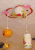 Kids lighting Novelty ceiling pendant Chandelier Size: 16.8''x16''x7.6''