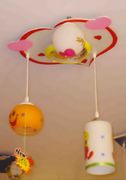Kids lighting Novelty ceiling pendant Chandelier Size: 16.8''x16''x7.6''