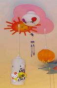 Kids lighting Novelty ceiling pendant Chandelier Size: 16.8''x16''x7.6''