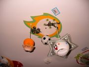 Kids lighting Novelty ceiling pendant Chandelier Size: 18.4''x17.2''x7.2''