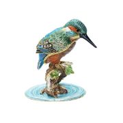 Kingfisher Jeweled Box Enameled pewter bejeweled w/ Austrian crystals