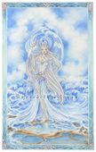 Lady of the Lake Guinevere by Meredith Dillman 8"x10" Ceramic Art Tile with recessed hangers for tabletop or wall hanging purposes Lady of the Lake Guinevere by Meredith Dillman 8"x10" Ceramic Art Tile with recessed hangers for tabletop or wall hanging purposes