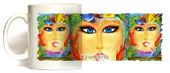 Lady Of The Sea Mug by Artist Sherri Baldy 11oz Coffee Mugs Microwave and Dishwasher Safe