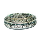 Life Tree - Celtic Jewelry Box Designed by Jody Bergsma Enameled pewter box bejeweled with Austrian crystals