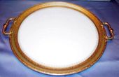 Limoges 24k Gold Plated Porcelain Plater Made in France
