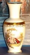 Limoges 24k Gold Plated Porcelain Vase Made in France Brand New